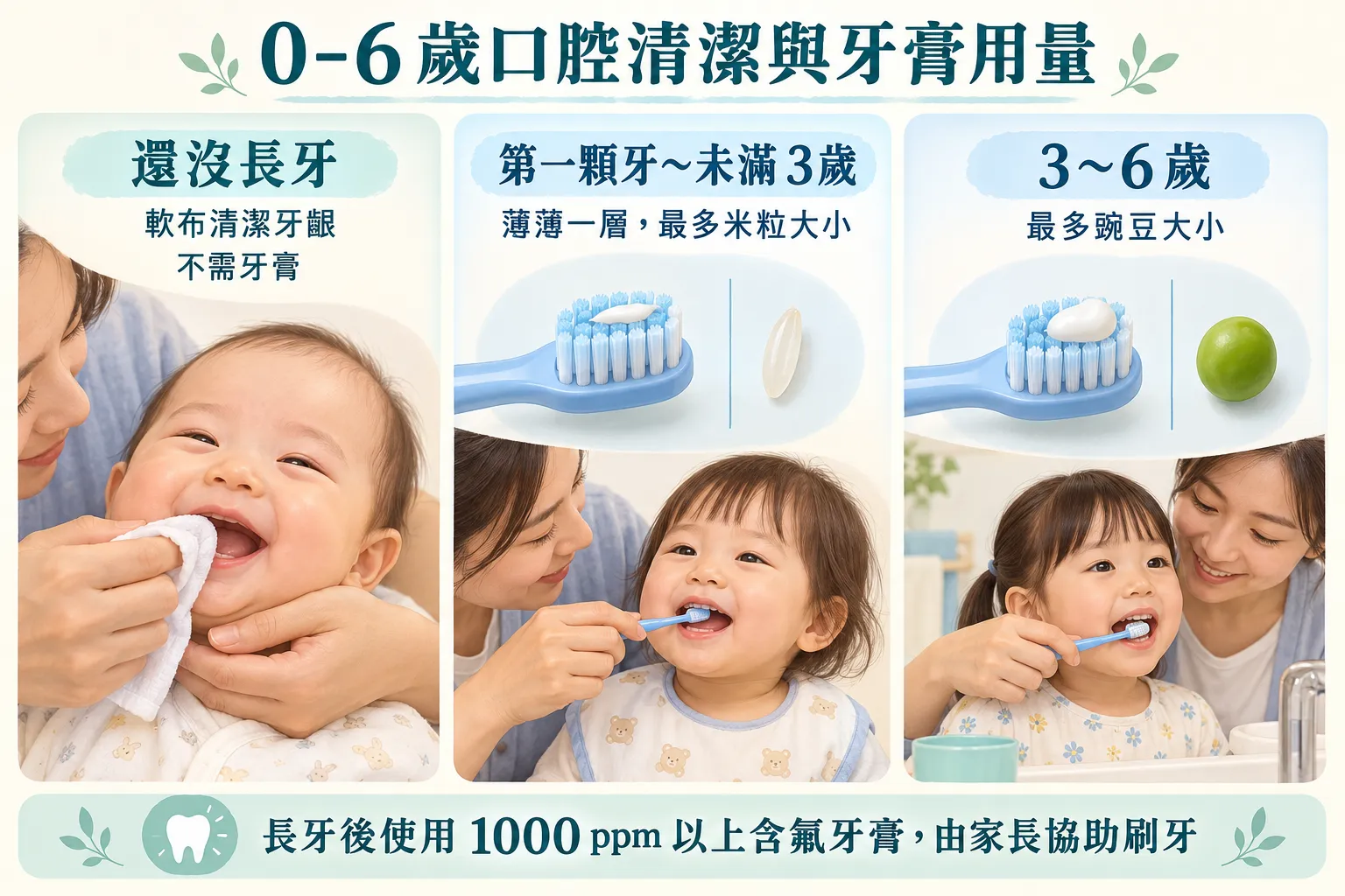 正確刷牙方法:貝氏刷牙法與0 ~ 6歲兒童刷牙 正確刷牙方法:貝氏刷牙法與0 ~ 6歲兒童刷牙