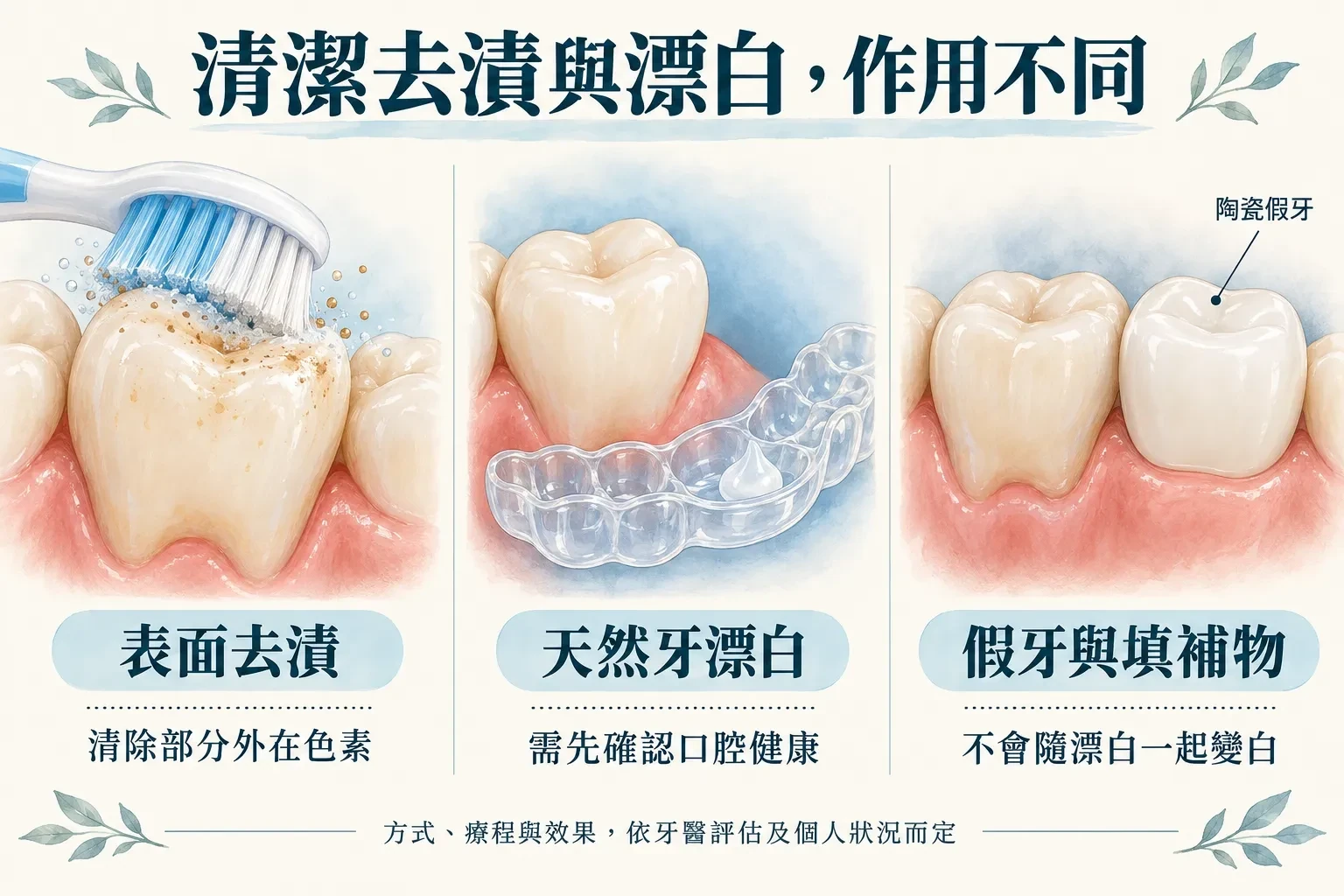 牙齒美白怎麼選? 居家美白、診間美白與常見風險 牙齒美白怎麼選? 居家美白、診間美白與常見風險